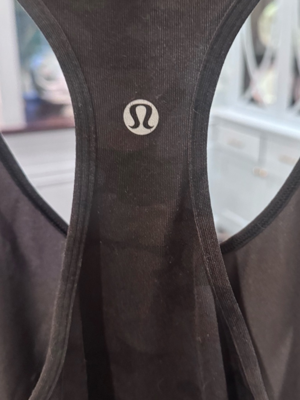 lululemon athletica Black Racerback Tank Top